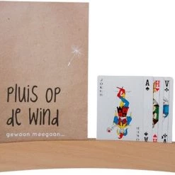Comforthulpmiddelen Kaartenstandaard Hout - 25 Cm -Goedkope kaartspellen winkel 550x445