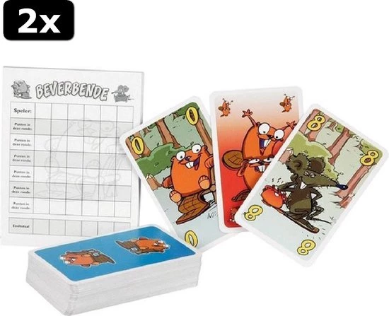 999 Games 2x Beverbende Kaartspel 6 999 Games 2x Beverbende Kaartspel - Afbeelding 4