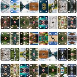 Cadeautip! Speelkaarten Natuur - Hoge Kwaliteit - Zelf Geproduceerd - Kaartspel Set - Luxe Speelkaarten - 54 Kaarten - 28 Afbeeldingen Van De Natuur - Huurdies - 62 X 88cm - Schoencadeautjes Sinterklaas -Goedkope kaartspellen winkel 550x447 3