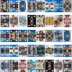 Cadeautip! Speelkaarten Rotterdam - Hoge Kwaliteit - Zelf Geproduceerd - Kaartspel Set - Luxe Speelkaarten - 54 Kaarten - 28 Afbeeldingen Van Rotterdam - Huurdies - 62 X 88cm - Schoencadeautjes Sinterklaas -Goedkope kaartspellen winkel 550x447 5