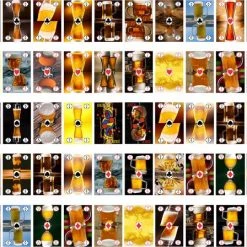 Cadeautip!Speelkaarten Bier - Hoge Kwaliteit - Zelf Geproduceerd - Kaartspel Set Bier - Luxe Speelkaarten - 54 Kaarten - 28 Afbeeldingen Van Verschillende Biertjes - Huurdies - 70cm X 110cm - Schoencadeautjes Sinterklaas -Goedkope kaartspellen winkel 550x448 3