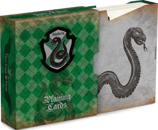 Cartamundi Speelkaarten Harry Potter Zwadderich Groen/zilver 7 Cartamundi Speelkaarten Harry Potter Zwadderich Groen/zilver - Afbeelding 5