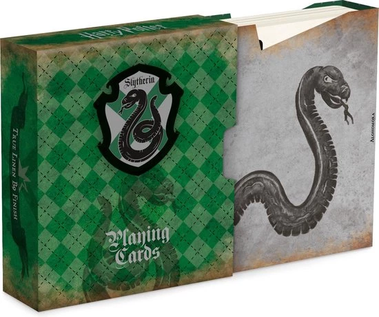 Cartamundi Speelkaarten Harry Potter Zwadderich Groen/zilver 4 Cartamundi Speelkaarten Harry Potter Zwadderich Groen/zilver - Afbeelding 2
