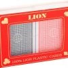 LION-GAMES LION CARDS 100% PLASTIC DOUBLE -Goedkope kaartspellen winkel 550x466 3