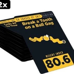 Goliath 2x Shit Happens 50 Shades Of Shit 18+ - Engelstalig Kaartspel - Partyspel - Rangschik Ongewenste Situaties! -Goedkope kaartspellen winkel 550x471 3