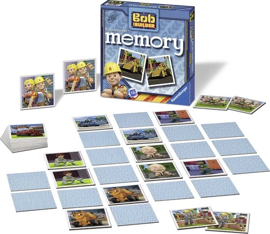 Ravensburger Bob De Bouwer Memory 4 Ravensburger Bob De Bouwer Memory - Afbeelding 2