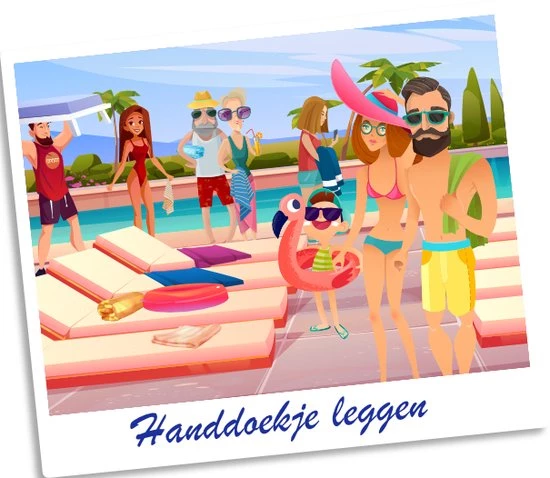 Bad Rule Games Sunbed Rush / Handdoekje Leggen Kaartspel 5 Bad Rule Games Sunbed Rush / Handdoekje Leggen Kaartspel - Afbeelding 3