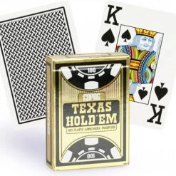 Copag Speelgoed | Kaartspel - Texas Holdem Gold - Jumbo Face - 2 Index - Zwart - Tradi -Goedkope kaartspellen winkel 550x488 8