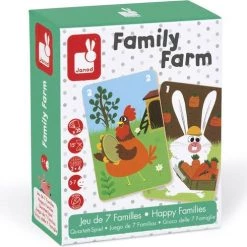 Janod Familie Boerderij - Geheugenspel -Goedkope kaartspellen winkel 550x490 2