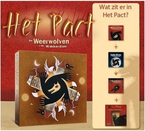 999 Games Spellenbundel - Kaartspel - 2 Stuks - De Weerwolven Van Wakkerdam: Het Pact & Valse Motten 6 999 Games Spellenbundel - Kaartspel - 2 Stuks - De Weerwolven Van Wakkerdam: Het Pact & Valse Motten - Afbeelding 4