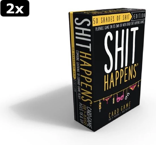 Goliath 2x Shit Happens 50 Shades Of Shit 18+ - Engelstalig Kaartspel - Partyspel - Rangschik Ongewenste Situaties! 11 Goliath 2x Shit Happens 50 Shades Of Shit 18+ - Engelstalig Kaartspel - Partyspel - Rangschik Ongewenste Situaties! - Afbeelding 9