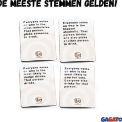 Gagato Set Kaarten - These Cards Will Get You Drunk & These Cards Will Get You Drunk Too - Inclusief Shot Dispenser Roze - Drankspel - Kaartspel -Goedkope kaartspellen winkel 550x526