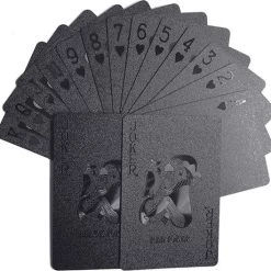 Elemental GOods Professioneel Speelkaarten Set - Zwart - Poker - Kaartspel - Patience