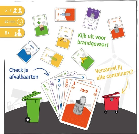Circulairinbedrijf.nl Afvalrace - Kaartspel - Afval Scheiden 6 Circulairinbedrijf.nl Afvalrace - Kaartspel - Afval Scheiden - Afbeelding 4