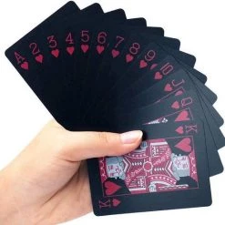 Vesper Products Speelkaarten Waterdicht - Special Edition Pokerkaarten Rood/Zwart