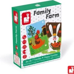 Janod Familie Boerderij - Geheugenspel -Goedkope kaartspellen winkel 550x542 2