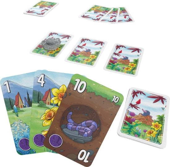 Gam'inBIZ Mole Control - Kaartspel Voor 2-5 Spelers - Met Tinnen Speelfiguur 6 Gam'inBIZ Mole Control - Kaartspel Voor 2-5 Spelers - Met Tinnen Speelfiguur - Afbeelding 4