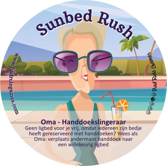 Bad Rule Games Sunbed Rush / Handdoekje Leggen Kaartspel 12 Bad Rule Games Sunbed Rush / Handdoekje Leggen Kaartspel - Afbeelding 10