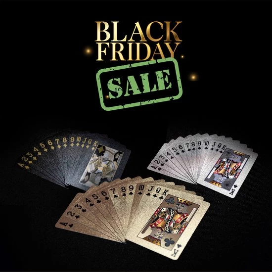 Tychi - 3 Of A Kind Speelkaarten - Goud Zilver Zwart - Kaartspel - Speelkaarten Volwassenen - Pokerkaarten - Kaarten - Waterdicht – Houder 3 Tychi - 3 Of A Kind Speelkaarten - Goud Zilver Zwart - Kaartspel - Speelkaarten Volwassenen - Pokerkaarten - Kaarten - Waterdicht – Houder