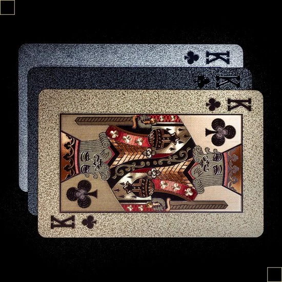 Tychi - 3 Of A Kind Speelkaarten - Goud Zilver Zwart - Kaartspel - Speelkaarten Volwassenen - Pokerkaarten - Kaarten - Waterdicht – Houder 7 Tychi - 3 Of A Kind Speelkaarten - Goud Zilver Zwart - Kaartspel - Speelkaarten Volwassenen - Pokerkaarten - Kaarten - Waterdicht – Houder - Afbeelding 5