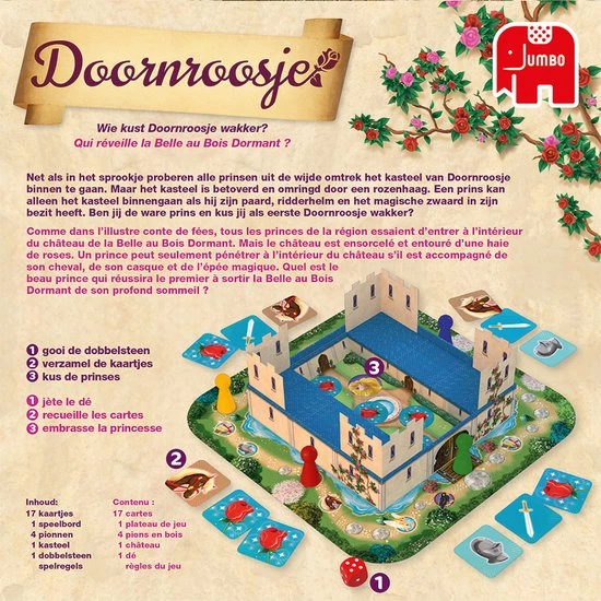 Jumbo Doornroosje Kaartspel Matchen 4 Jumbo Doornroosje Kaartspel Matchen - Afbeelding 2