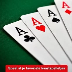 Merkloos Speelkaarten 2 Decks / Stokken Spelkaarten Kaarten Voor Klaverjassen, Toepen, Pokeren Black Jack En Meer Kaartspellen -Goedkope kaartspellen winkel 550x550