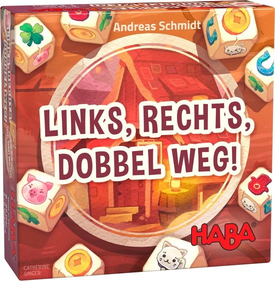 Haba - Haba Spel Links, Rechts, Dobbel Weg! 3 Haba - Haba Spel Links, Rechts, Dobbel Weg!