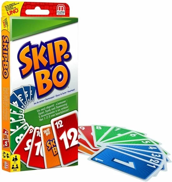 Merkloos Spellenbundel - Kaartspel - 2 Stuks - Skip-Bo & Qwirkle 5 Merkloos Spellenbundel - Kaartspel - 2 Stuks - Skip-Bo & Qwirkle - Afbeelding 3