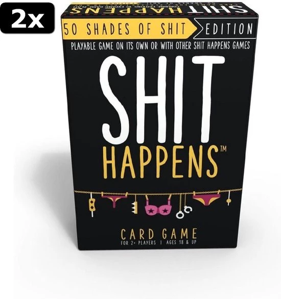 Goliath 2x Shit Happens 50 Shades Of Shit 18+ - Engelstalig Kaartspel - Partyspel - Rangschik Ongewenste Situaties! 10 Goliath 2x Shit Happens 50 Shades Of Shit 18+ - Engelstalig Kaartspel - Partyspel - Rangschik Ongewenste Situaties! - Afbeelding 8
