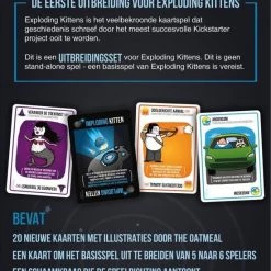 Merkloos Spellenbundel - Kaartspel - 2 Stuks - Exploding Kittens NFSW NL (18+) & Imploding Kittens NL -Goedkope kaartspellen winkel 550x601