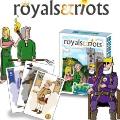 The Gamefantry Royals & Riots | Kaartspel Kinderen | Kaartspel Pesten | Spellen Voor Kinderen | Familie Kaartspel | Familiespel Kinderen | Vanaf 8 Jaar | 2-4 Personen