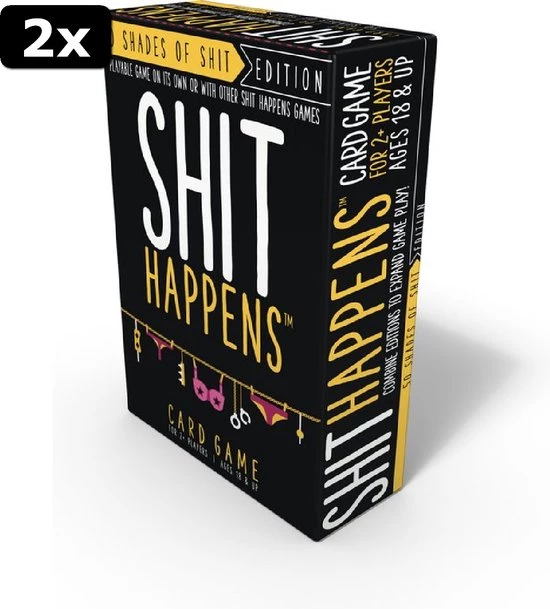 Goliath 2x Shit Happens 50 Shades Of Shit 18+ - Engelstalig Kaartspel - Partyspel - Rangschik Ongewenste Situaties! 6 Goliath 2x Shit Happens 50 Shades Of Shit 18+ - Engelstalig Kaartspel - Partyspel - Rangschik Ongewenste Situaties! - Afbeelding 4