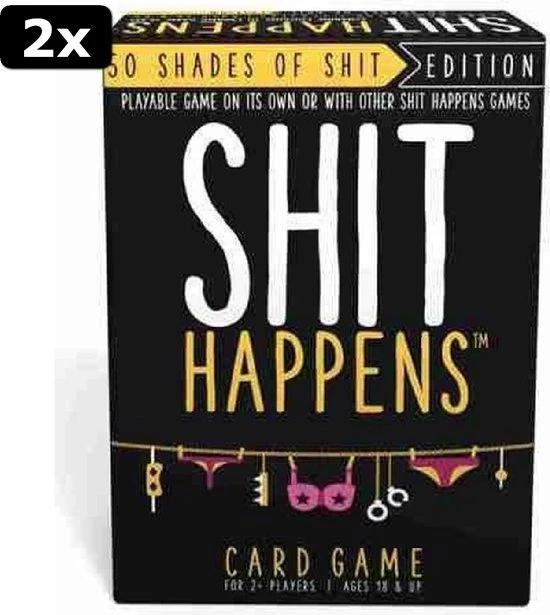 Goliath 2x Shit Happens 50 Shades Of Shit 18+ - Engelstalig Kaartspel - Partyspel - Rangschik Ongewenste Situaties! 12 Goliath 2x Shit Happens 50 Shades Of Shit 18+ - Engelstalig Kaartspel - Partyspel - Rangschik Ongewenste Situaties! - Afbeelding 10