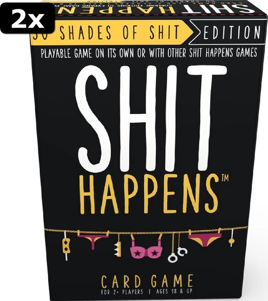 Goliath 2x Shit Happens 50 Shades Of Shit 18+ - Engelstalig Kaartspel - Partyspel - Rangschik Ongewenste Situaties! 14 Goliath 2x Shit Happens 50 Shades Of Shit 18+ - Engelstalig Kaartspel - Partyspel - Rangschik Ongewenste Situaties! - Afbeelding 12