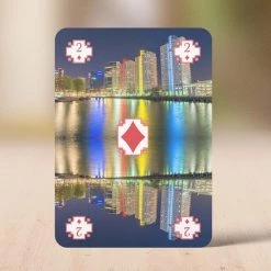 Cadeautip! Speelkaarten Rotterdam - Hoge Kwaliteit - Zelf Geproduceerd - Kaartspel Set - Luxe Speelkaarten - 54 Kaarten - 28 Afbeeldingen Van Rotterdam - Huurdies - 62 X 88cm - Schoencadeautjes Sinterklaas