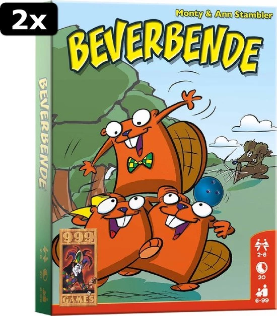 999 Games 2x Beverbende Kaartspel 7 999 Games 2x Beverbende Kaartspel - Afbeelding 5