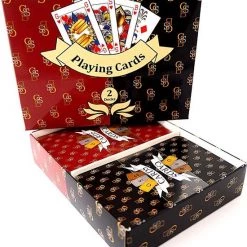 GSB Genderneutrale Speelkaarten - Signature - Dubbelpak In Luxe Doos -Goedkope kaartspellen winkel 550x633 1