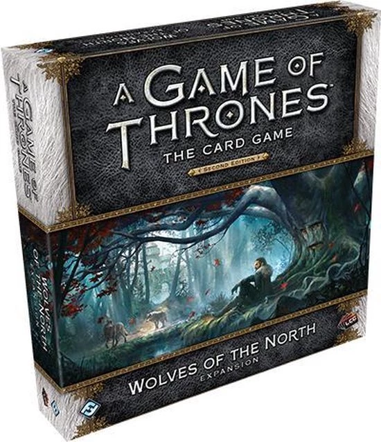 FantasyFlight Game Of Thrones LCG 2nd Edition: Wolves Of The North Expansion 3 FantasyFlight Game Of Thrones LCG 2nd Edition: Wolves Of The North Expansion