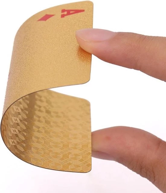 Merkloos Game Dek Goudfolie Poker Set Plastic Magic Card Waterdicht Kaarten Magic 24K Gold Speelkaarten Poker 7 Merkloos Game Dek Goudfolie Poker Set Plastic Magic Card Waterdicht Kaarten Magic 24K Gold Speelkaarten Poker - Afbeelding 5