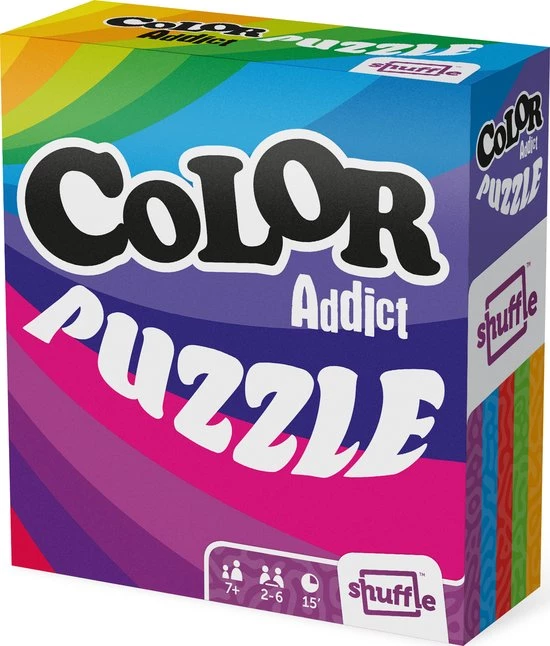 Cartamundi Shuffle - Color Addict Puzzle - Kaartspel - Familiespel - Legpuzzel 6 Cartamundi Shuffle - Color Addict Puzzle - Kaartspel - Familiespel - Legpuzzel - Afbeelding 4