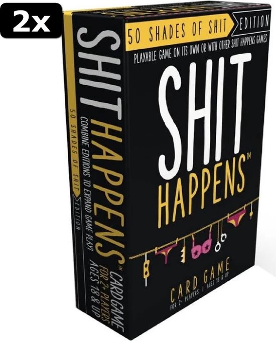 Goliath 2x Shit Happens 50 Shades Of Shit 18+ - Engelstalig Kaartspel - Partyspel - Rangschik Ongewenste Situaties! 9 Goliath 2x Shit Happens 50 Shades Of Shit 18+ - Engelstalig Kaartspel - Partyspel - Rangschik Ongewenste Situaties! - Afbeelding 7