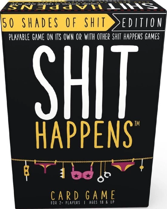 Goliath Shit Happens 50 Shades Of Shit 18+ - Engelstalig Kaartspel - Partyspel - Rangschik Ongewenste Situaties! 12 Goliath Shit Happens 50 Shades Of Shit 18+ - Engelstalig Kaartspel - Partyspel - Rangschik Ongewenste Situaties! - Afbeelding 10