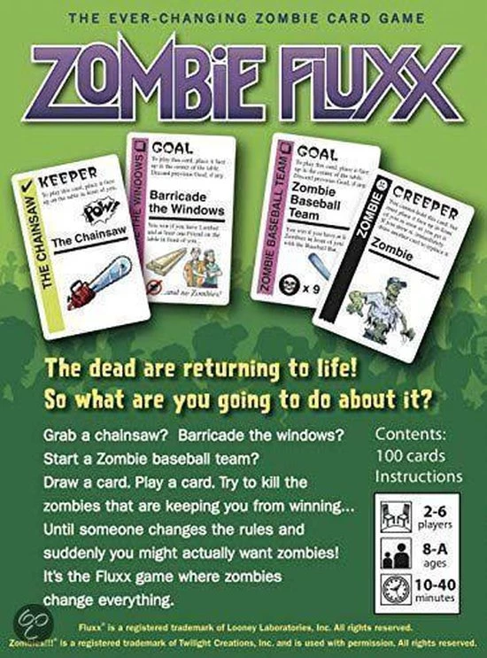 Andrew Looney Zombie Fluxx 4 Andrew Looney Zombie Fluxx - Afbeelding 2