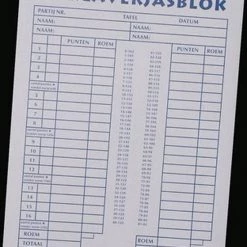 Merkloos Haza - Klaverjasblok - Scoreblok Voor Klaverjassen -Goedkope kaartspellen winkel 550x756 5
