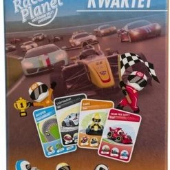 Merkloos Race Planet Kwartet - Kaartspel - Auto's - Multicolor - Vanaf 3 Jaar - 32 Kaarten