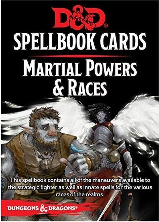 Gale Force Nine D&D Spellbook Cards - Martial Powers & Races (61) - EN 3 Gale Force Nine D&D Spellbook Cards - Martial Powers & Races (61) - EN
