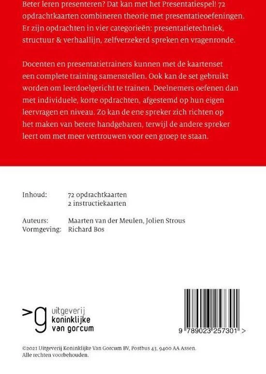 Maarten Van Der Meulen Presentatiespel 5 Maarten Van Der Meulen Presentatiespel - Afbeelding 3