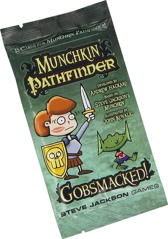 Steve Jackson Games Munchkin Pathfinder Gobsmacked! Booster Pack 3 Steve Jackson Games Munchkin Pathfinder Gobsmacked! Booster Pack