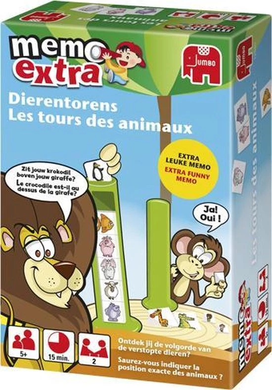 Jumbo Memo Extra Dierentorens 3 Jumbo Memo Extra Dierentorens