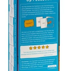 Kuna Una Tuna Games DAT HEP GESTAAN OP FEESBOEK - Kaartspel | Partygame - Nederlandse (omg!) -Goedkope kaartspellen winkel 550x799